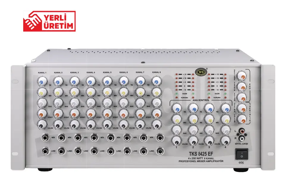 West Sound TKS 8425 EF 4x250W Mikser Amfi