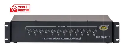 West Sound TKS ZONE 12 12 Bölgeli Bölge Seçici / Anons Kontrol Ünitesi