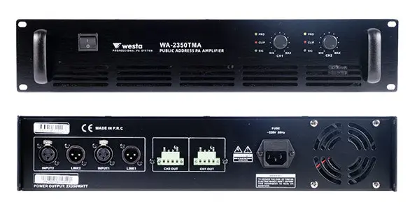 Westa WA-2350TMA 2x350W 100V Amplifikatör