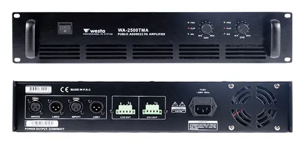 Westa WA-2500TMA 2x500W 100V Power Amfi