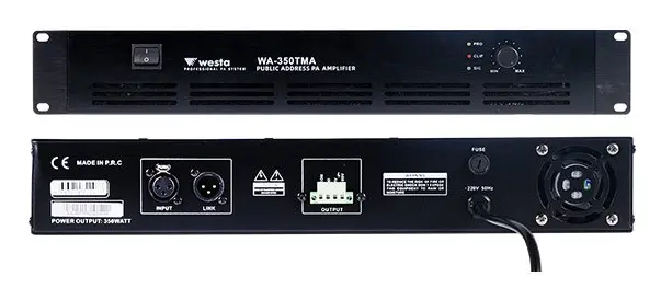 Westa WA-350TMA 350W 100V Amplifikatör