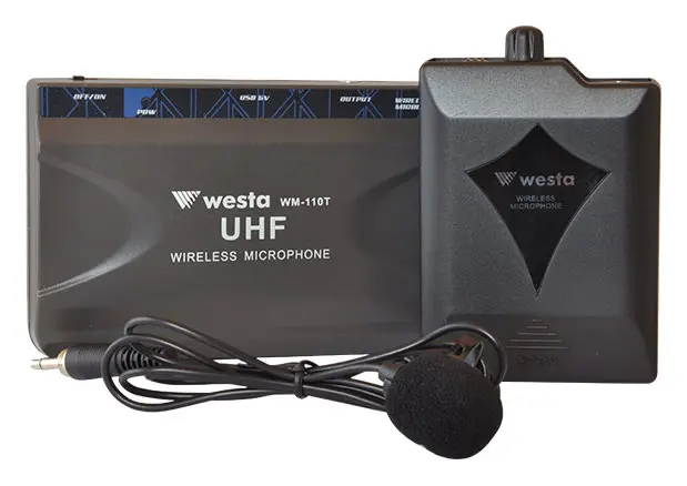 Westa WM-110T UHF Kablosuz Mikrofon Seti
