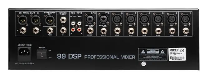 Westa WM-12FXR 12 Kanal Ses Mikseri — görsel 3