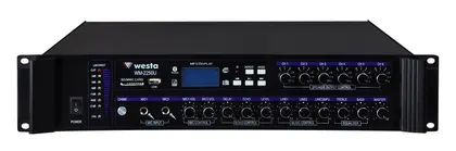 Westa WM-2250U 250W 100V 6 Bölgeli Mikser Amfi