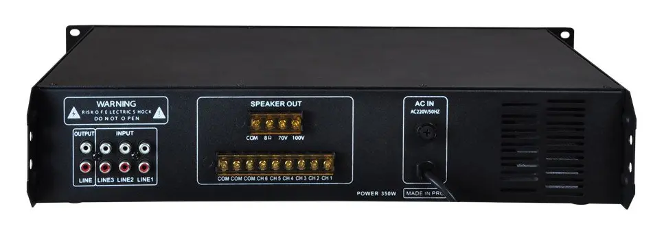 Westa WM-2350U 350W 100V 6 Bölgeli Mikser Amfi — görsel 2