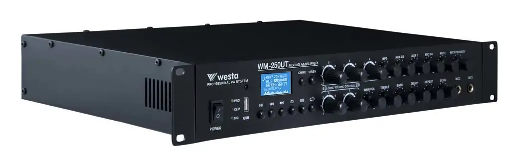 Westa WM-250 250W 100V Mikser Amfi — görsel 2
