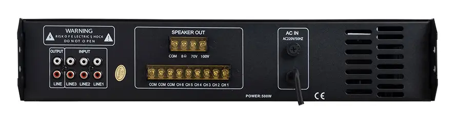 Westa WM-2500U 500W 100V 6 Bölgeli Mikser Amfi — görsel 4