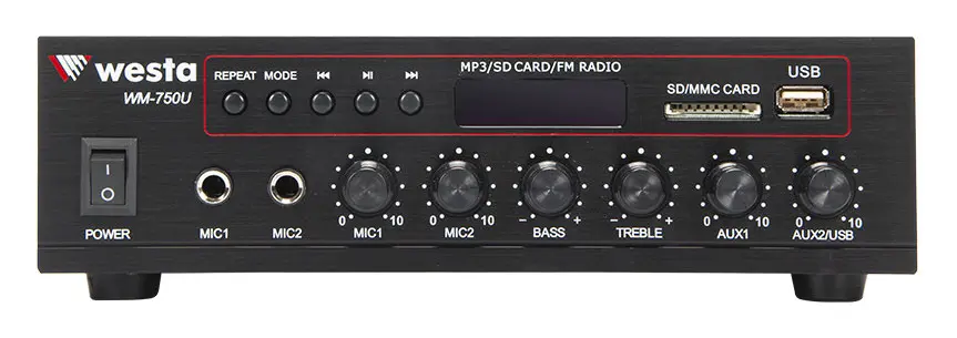 Westa WM-750U 80W 100V Mikser Amfi