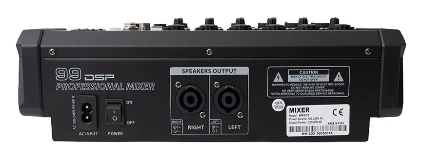 Westa WM-8DX 250W 8 Kanal Power Mikser — görsel 2