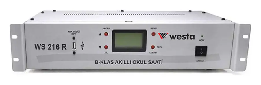 Westa WS-216 R B Zil / Ezan Saati