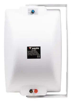 Westa WS-88TW 8" 100V Beyaz Pasif Hoparlör — görsel 4