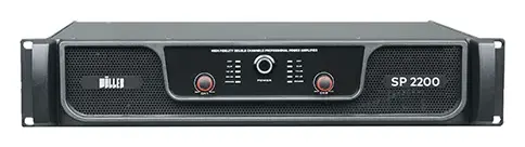 Woller SP-2200 2x450W Power Amfi