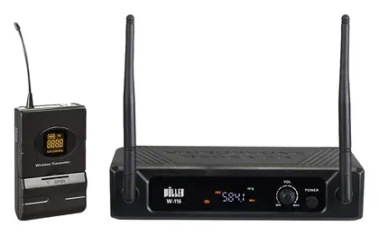 Woller W-116Y UHF Kablosuz Mikrofon Seti