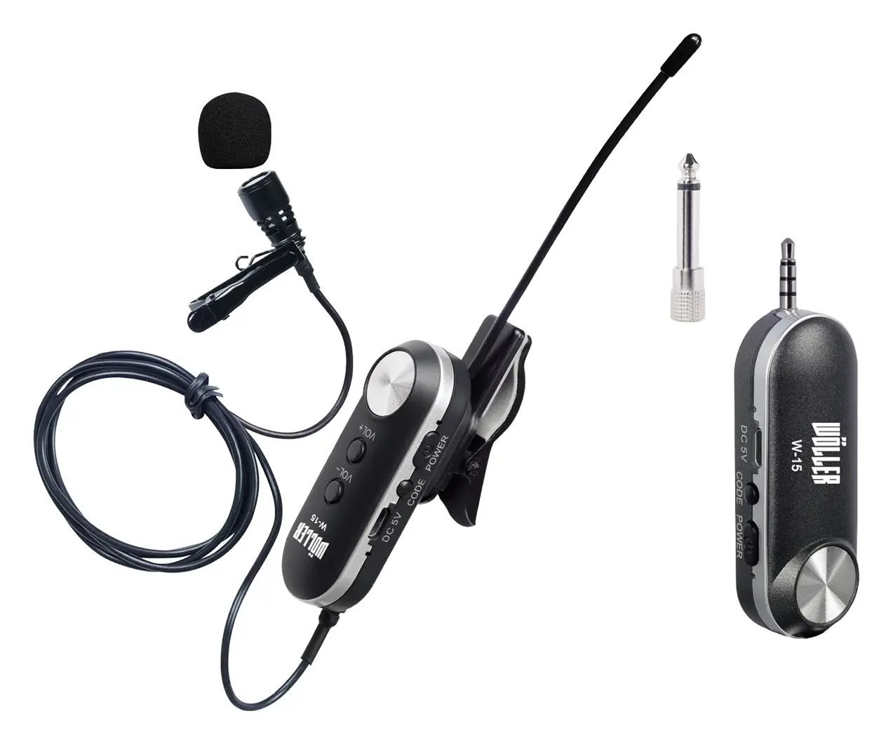 Woller W-15 UHF Kablosuz Mikrofon Seti