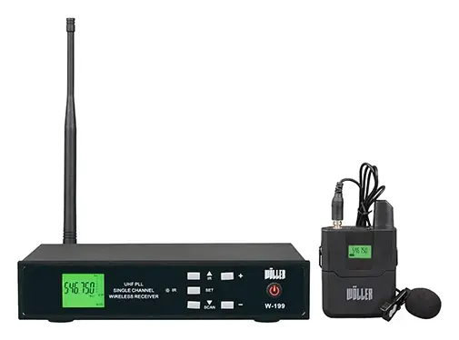 Woller W-199Y UHF Kablosuz Mikrofon Seti