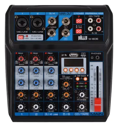 Woller W-606 6 Kanal Ses Mikseri