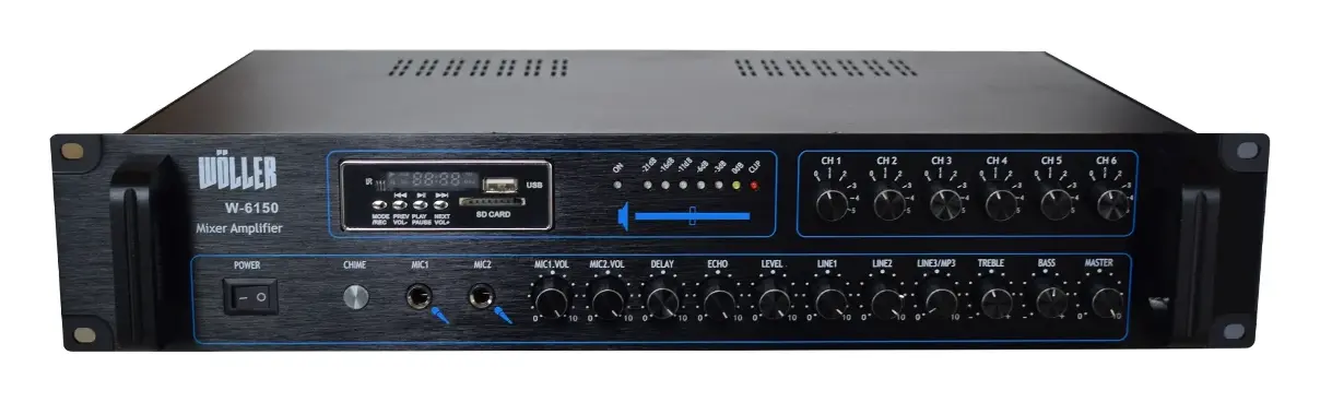 Woller W-6150 150W 6 Bölgeli Mikser Amfi