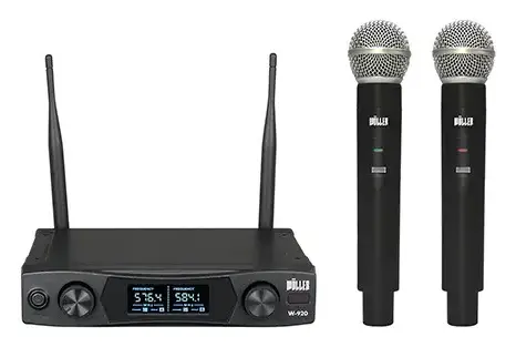 Woller W-920EE UHF Kablosuz Mikrofon Seti
