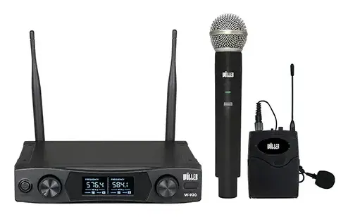 Woller W-920EY UHF Kablosuz Mikrofon Seti
