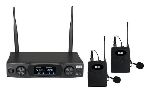 Woller W-920YY UHF Kablosuz Mikrofon Seti