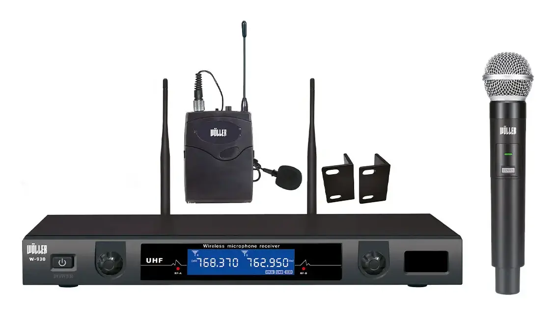 Woller W-930EE UHF Kablosuz Mikrofon Seti