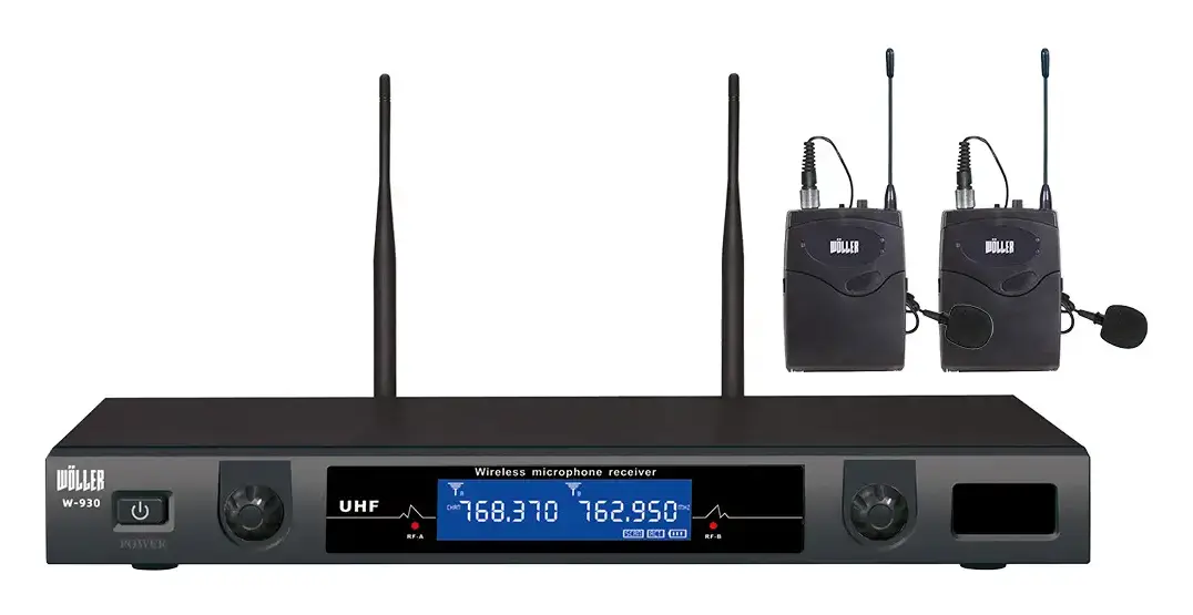 Woller W-930YY UHF Kablosuz Mikrofon Seti