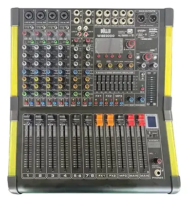 Woller W8R3000 8 Kanal Power Mikser