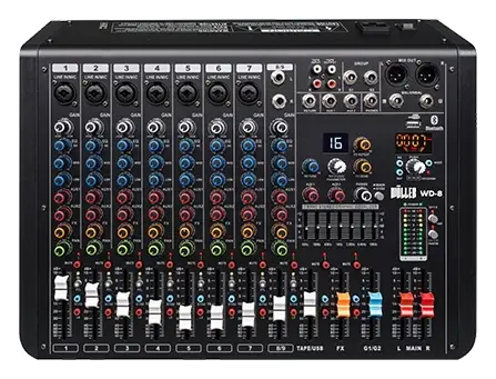 Woller WD-8 8 Kanal Ses Mikseri