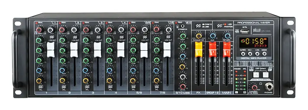 Woller WR-1000 10 Kanal Ses Mikseri