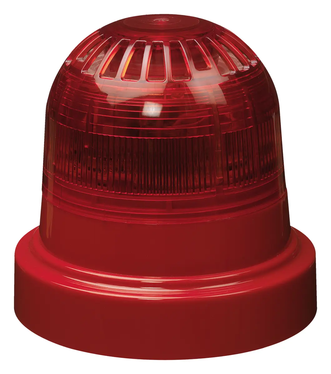 Ziton ZR455V-3RR Kablosuz Kırmızı Yangın Sireni / Flaşör